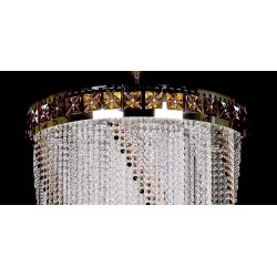 Candelabru Cristale, Spirala, Bohemia, G9, L401032CLN, Crystal
