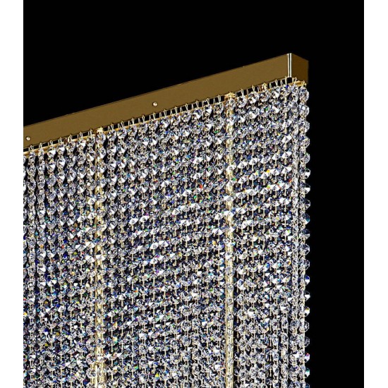 Plafoniera Cristale, Square, Bohemia, G9, L401042CLN, Crystal