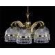 Candelabru Alama, Cristale, Bohemia, E27, LA010099CE, Crystal