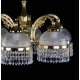 Candelabru Alama, Cristale, Bohemia, E27, LA010099CE, Crystal