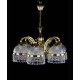 Candelabru Alama, Cristale, Bohemia, E27, LA010099CE, Crystal