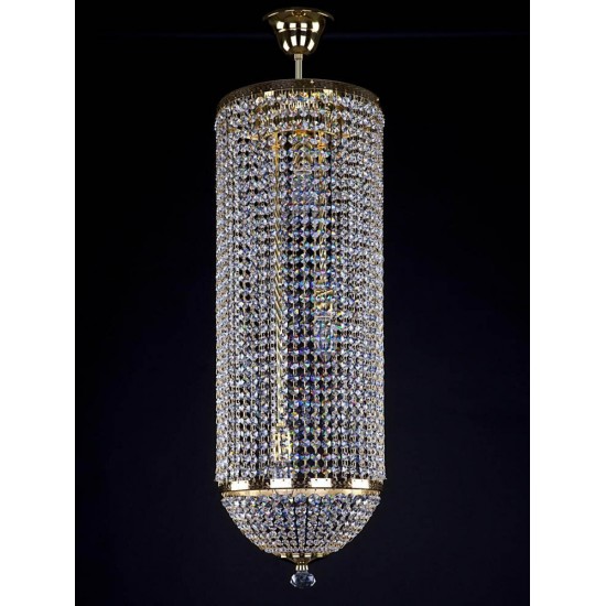 Plafoniera Cristale, Drum, Bohemia, E14, LB010011CE, Crystal