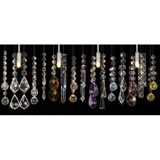 Candelabru Cristale, Modern, Bohemia, G9, LB0106080 07-86N-Color1, Crystal