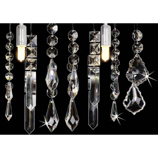 Candelabru Cristale, Modern, Bohemia, G9, LB01060800282, Crystal