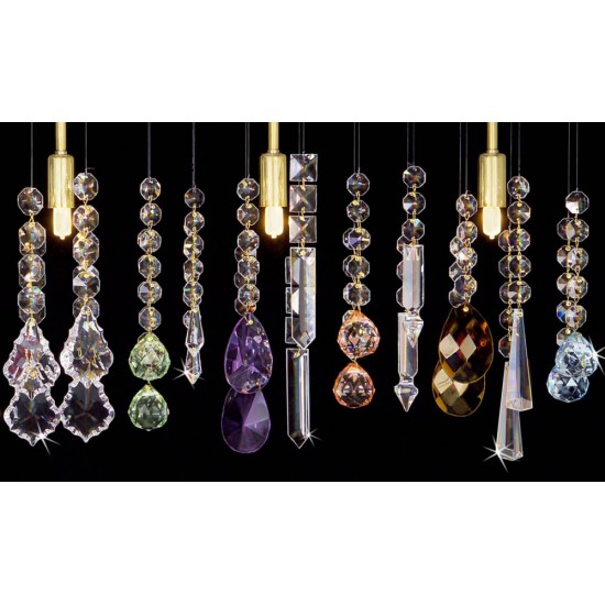 Candelabru Cristale, Modern, Bohemia, G9, LB01060800581Color1, Crystal