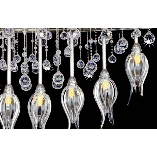 Candelabru Cristale, Modern, Bohemia, G9, LB01060800842N701, Crystal