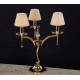 Veioza Cristale BRASS BEIGE, Bohemia, E14, LL010CH03S, Crystal