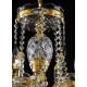Candelabru Cristale, Bohemia, E14, LL010CH08-CRYSTAL-GOLD, Crystal