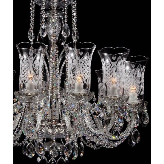 Candelabru Cristale, lux, Bohemia, E14, LL010CH12Crystal-DT, Crystal