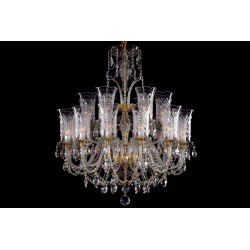 Candelabru Cristale, lux, Bohemia, E14, LL010CH18Crystal-DT, Crystal