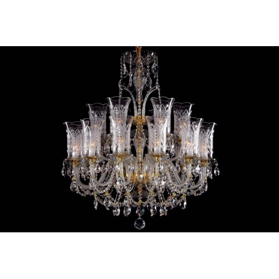 Candelabru Cristale, lux, Bohemia, E14, LL010CH18Crystal-DT, Crystal