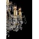 Candelabru Cristale, Bohemia, E14, LL010CH24DG, Crystal