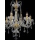 Candelabru Cristale, Sticla, Bohemia, E14, LL010CH6 OLA, Crystal