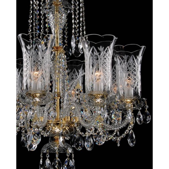 Candelabru Cristale, lux, Bohemia, E14, LL010CH8Crystal-DT, Crystal