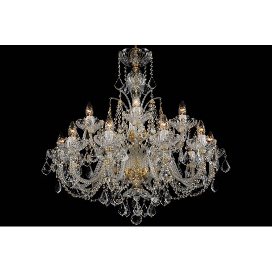 Candelabru Cristale, Bohemia, E14, LU010CH15SW, Crystal