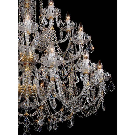 Candelabru Cristale, Bohemia, E14, LU010CH24SW, Crystal