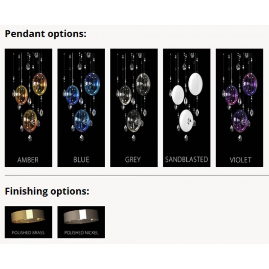Plafoniera Cristale, Design, Bohemia, LED, LV010045, Crystal