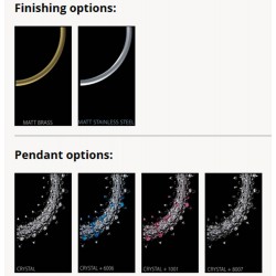 Pendul Cristale, Bohemia, LED, LV010148, Crystal