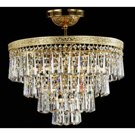 Plafoniera Cristale, Cascada, Bohemia, E14, LW010001060100G, Crystal