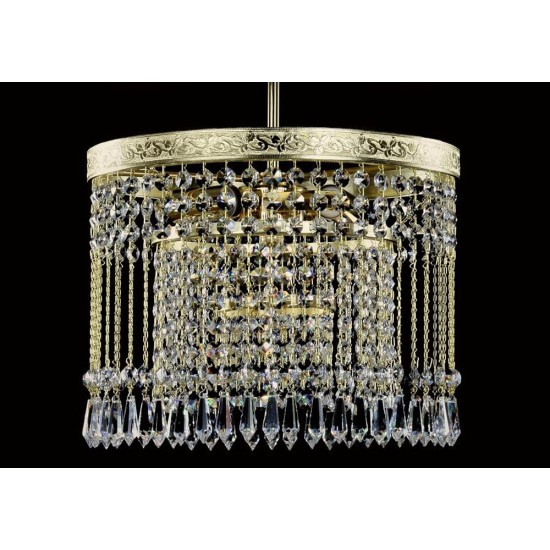 Plafoniera Cristale, Drum, Bohemia, E14, LW010004031100G, Crystal
