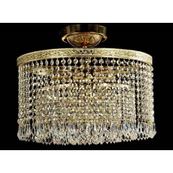 Plafoniera Cristale, Drum, Bohemia, E14, LW010004060100G, Crystal
