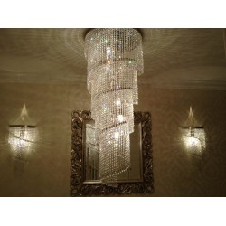 Candelabru Cristale, Spirala, Bohemia, E14, LW010010060101Ni, Crystal