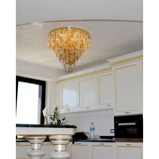 Candelabru Cristale, Modern, Bohemia, G9, LW010032160100G color, Crystal