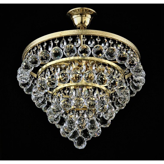 Plafoniera Cristale, Cascada, Bohemia, E14, LW010057090300G, Crystal