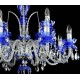 Candelabru Cristale, Colorat, Bohemia, E14, LW010102122100Gcolor, Crystal