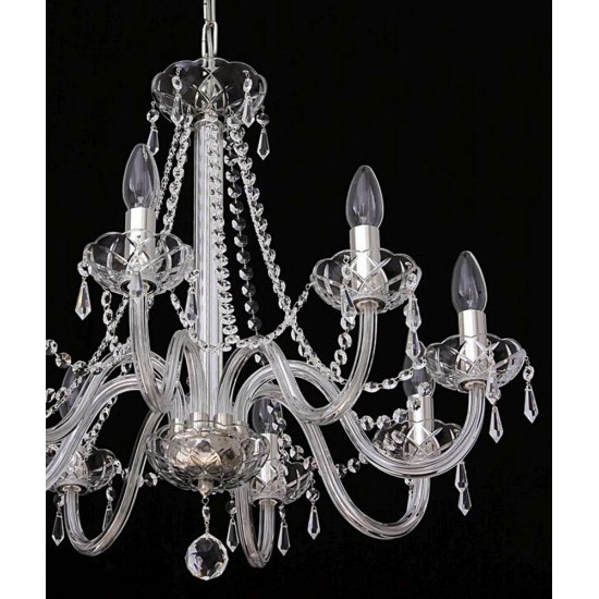 Candelabru Cristale, Bohemia, E14, LW010117082100G, Crystal