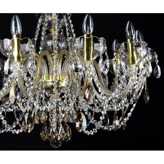 Candelabru Cristale, Bohemia, E14, LW010121102100G, Crystal