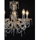 Candelabru Cristale, Bohemia, E14, LW010126051100G, Crystal