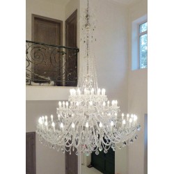 Candelabru Cristale, Bohemia, E14, LW010147602201Ni, Crystal
