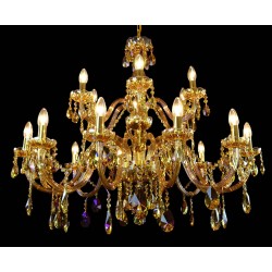 Candelabru Cristale, Colorat, Bohemia, E14, LW010167181100G, Crystal