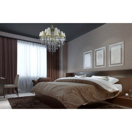 Candelabru Cristale, Lux,, Bohemia, E14, LW010169182100, Crystal