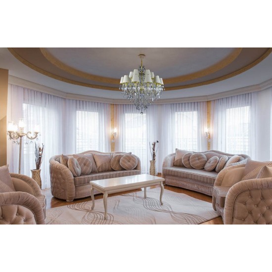 Candelabru Cristale, Lux,, Bohemia, E14, LW010169182100, Crystal