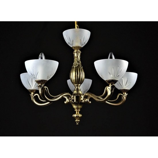 Candelabru Alama, Cristale, Bohemia, E14, LW010214051200G, Crystal