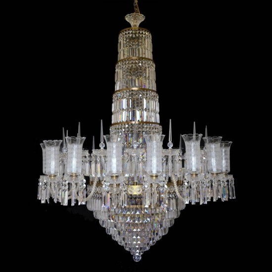 Candelabru Cristale, lux Ni, Bohemia, E14, LW010305320101, Crystal