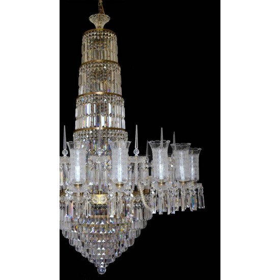 Candelabru Cristale, lux Ni, Bohemia, E14, LW010305320101, Crystal