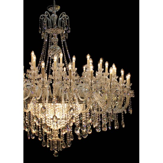 Candelabru Cristale, lux, Bohemia, E14, LW010307790101Ni, Crystal