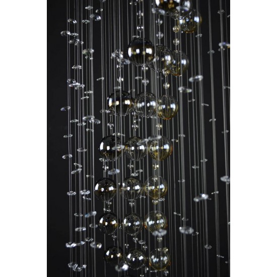 Plafoniera Cristale, spiral, Bohemia, GU10, LW010316040201, Crystal