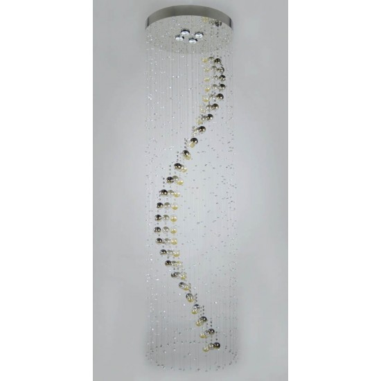 Plafoniera Cristale, spiral, Bohemia, GU10, LW010316040201, Crystal
