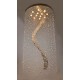 Plafoniera Cristale, spiral, Bohemia, GU10, LW010316120101, Crystal