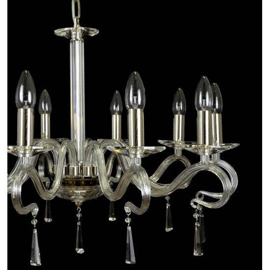 Candelabru Cristale, Bohemia, E14, LW010504100100G, Crystal