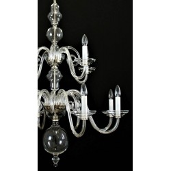 Candelabru Cristale, Sticla, Bohemia, E14, LW010513120100G, Crystal