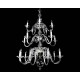 Candelabru Cristale, Sticla, Bohemia, E14, LW010513200100G, Crystal