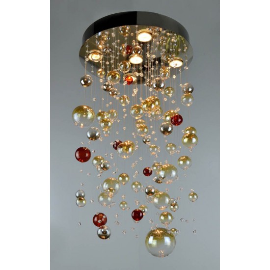 Plafoniera Cristale,, Bohemia, G9, LW010608050101Ni, Crystal