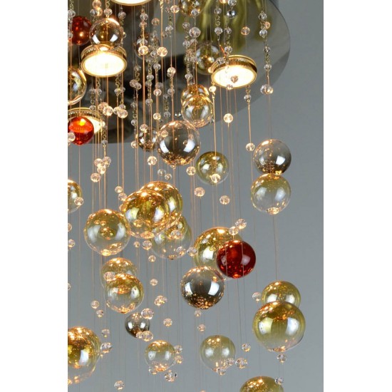 Plafoniera Cristale,, Bohemia, G9, LW010608050101Ni, Crystal