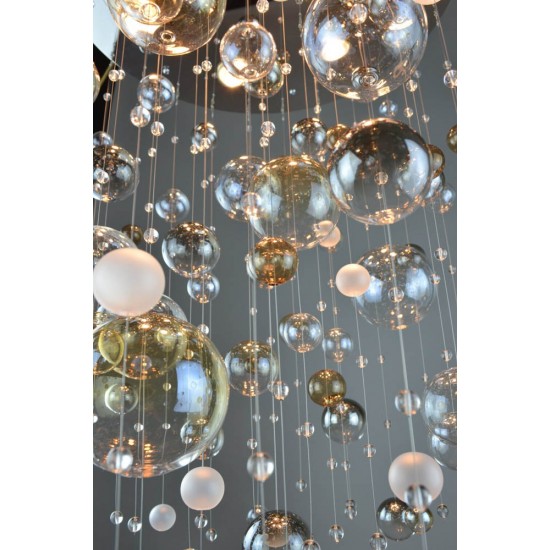 Plafoniera Cristale,, Bohemia, G9, LW010608060201Ni, Crystal