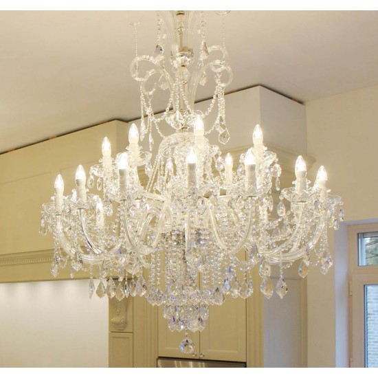 Candelabru Cristale, Bohemia, E14, LW010P147242201, Crystal